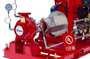  Electric Motor End Suction Fire Pump , Fire Fighting Pump Water Pump 300GPM 86PSI Manufactures