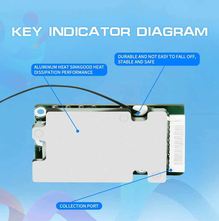 5A 20A Lifepo4 Li Ion Lto Battery BMS For Electric Sweeper & Electric Yachts