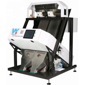 High Precision 2 Chutes Rice Sorting Machine With CCD Sensor Optical