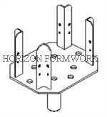 Flex - H20 Slab Formwork Systems , Solid Floor Prop Formwork For Concrete Slab