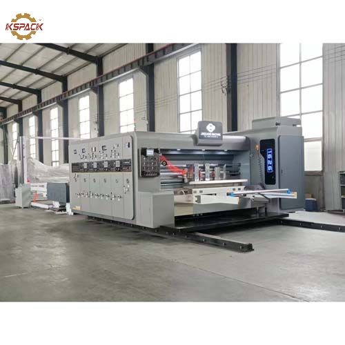 PLC controlled Corrugated Box Printing Machine with double cover for high-speed operation