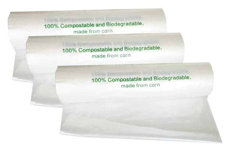 Plastic Biodegradable Produce Bags / Compostable Packaging Bags