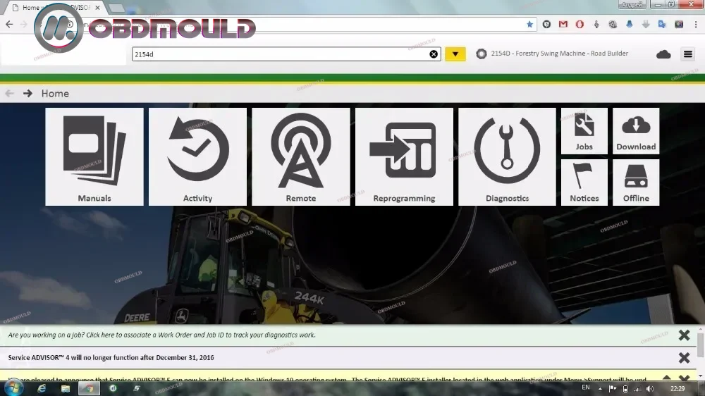 V5.3 Version Service EDL V3 Advisor Electronic Data Link Construction Agriculture Diagnostic Tool+CF C2 laptop
