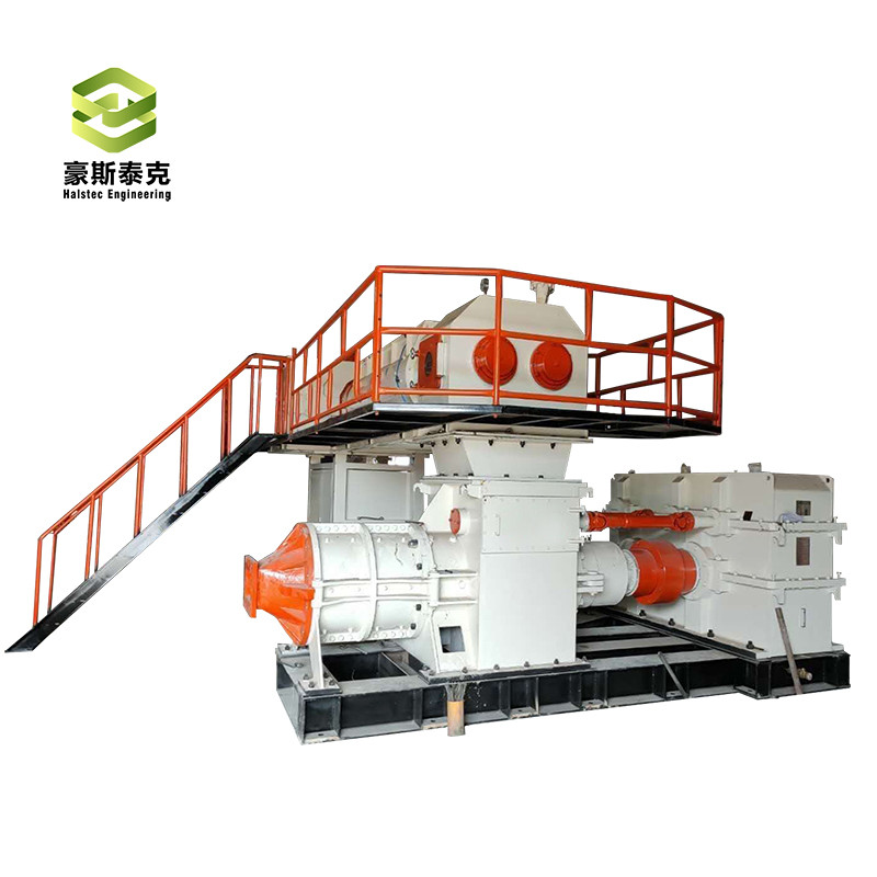 Customized Double Stage Vacuum Extruder For Brick Forming Equipment