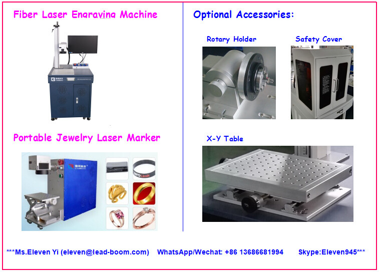 Laser Dog Tag Fiber Laser Engraving Machine For Brass Copper / Aluminium