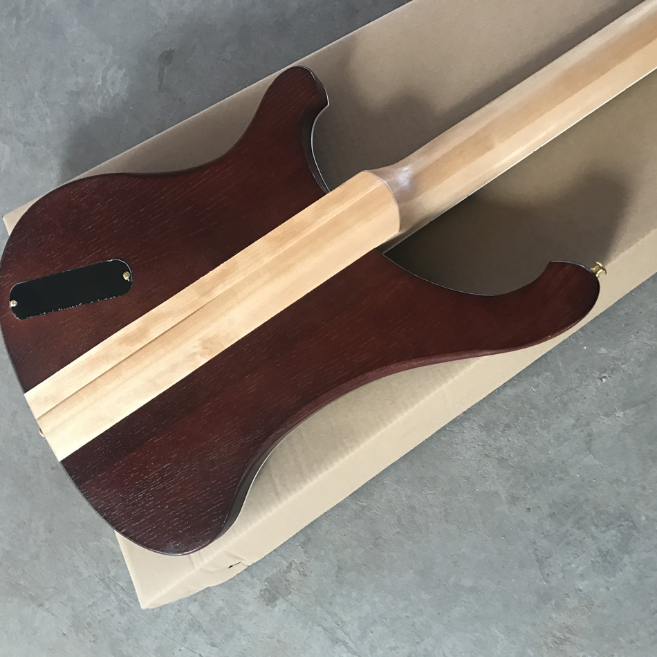 2018 new style high quality custom of carving high-quality custom 4 string bass guitar, ebony fingerboard