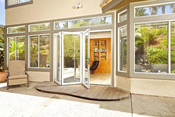 Modern interior house main door design aluminium folding door, bi-Fold Door