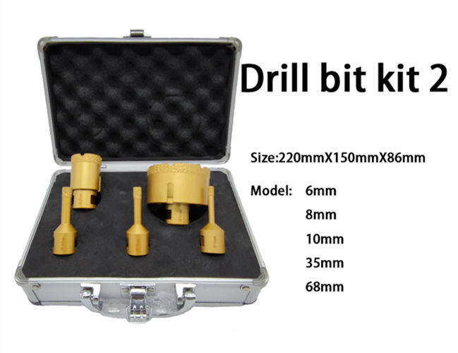 5pcs Golden Diamond Drill Core Bit For Marble 6mm 8mm 10mm