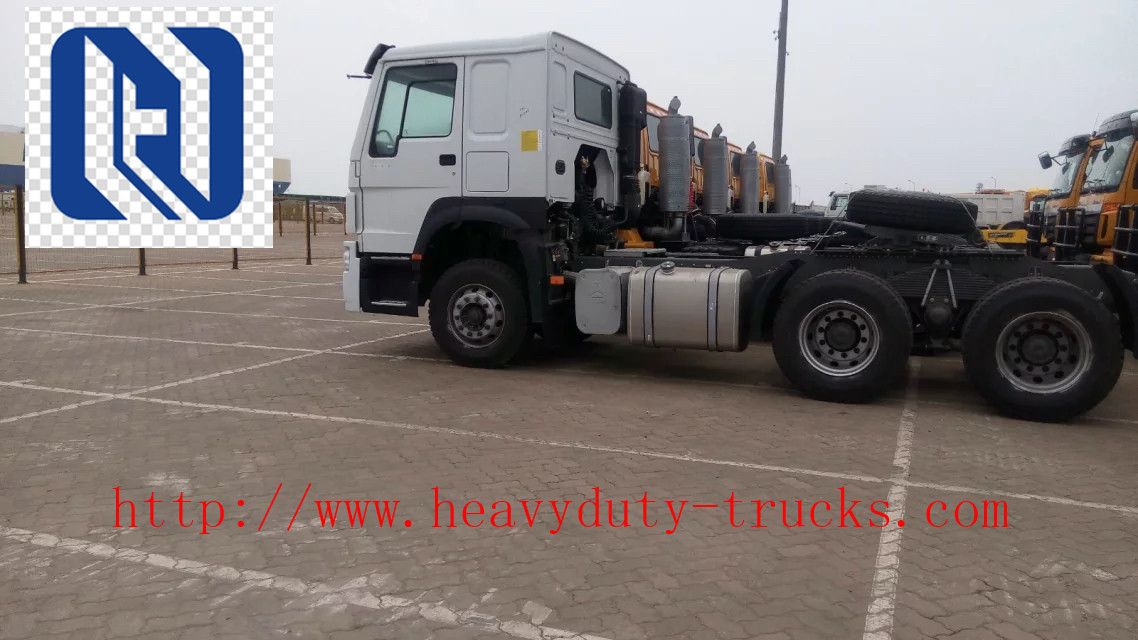 SINOTRUK HOWO A7 6 X 4 Heavy Duty Tractor Truck Prime Mover Tow Tractor Truck A7
