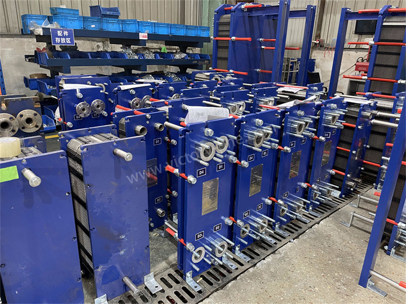 Gasketed Plate Heat Exchanger 0.5mm Painted Plate Frame Heat Exchanger