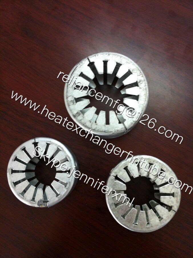 OD63.5mm round Galvanized Steel Extruded Fin Tube Heat Pipe