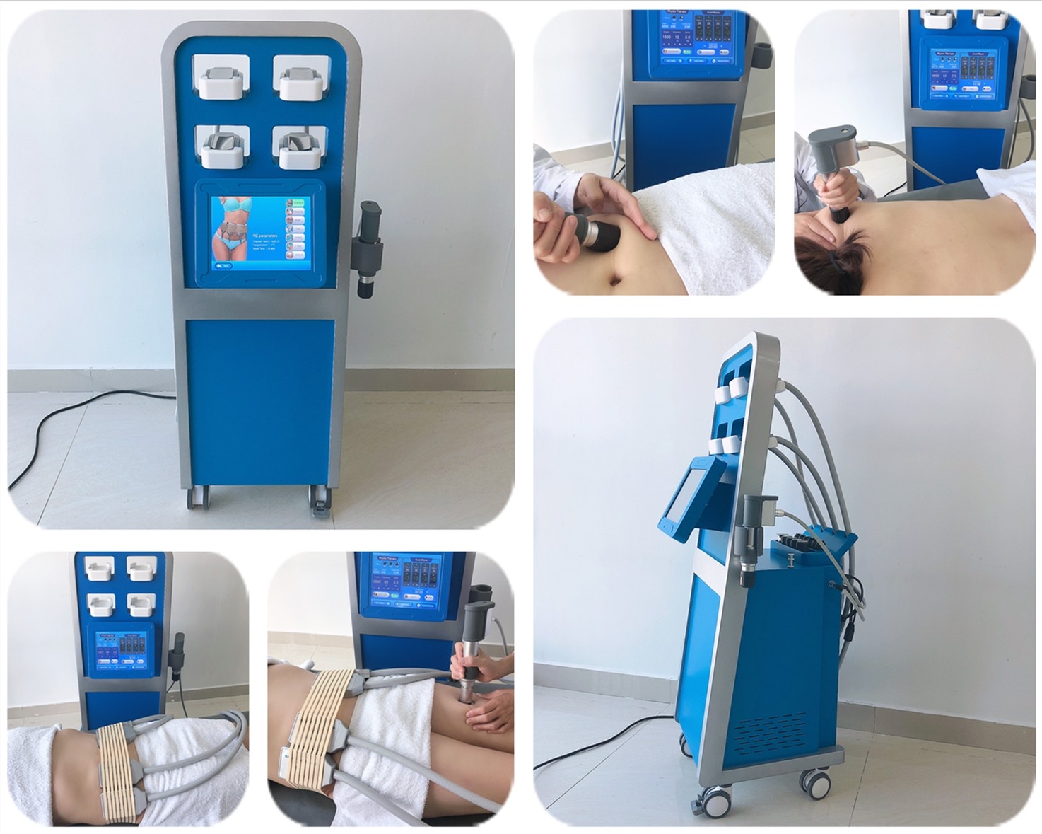 Non Invasive Cryolipolysis Fat Freezing Machine Human Engineering Design -5℃