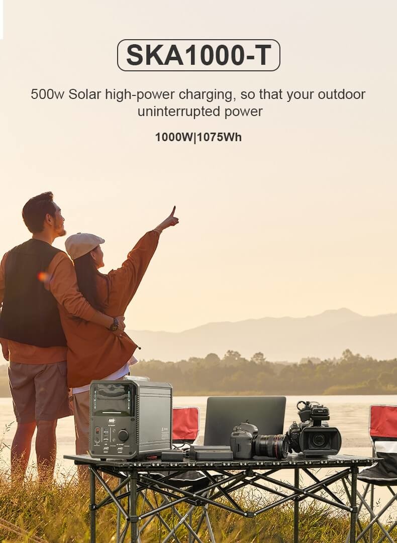 LifePO4 Camping Emergency Backup Solar Power System Generator For RV Air Conditioner