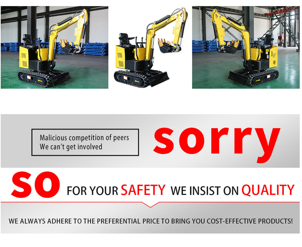 1 Ton Electric Mini Excavators Crawler Small Digger Support Customized Hydraulic Excavator Machine