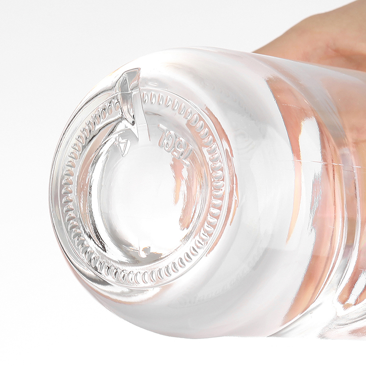 500ml Glass Tequila Bottles for Bar Surface Handling within Hot Stamping