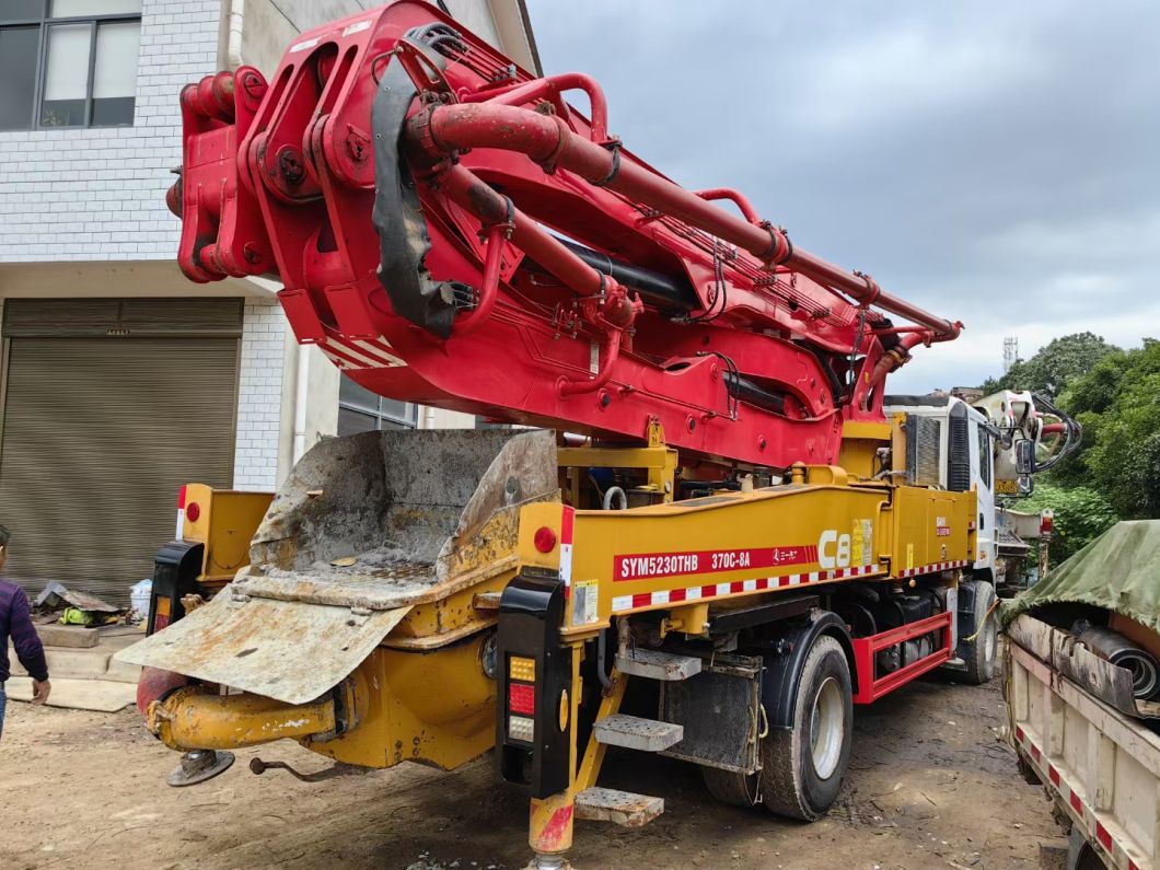 2020 Used 37m Concrete Pump Truck Heavy Equipment Concrete Boom Pump Truck Mounted Pump