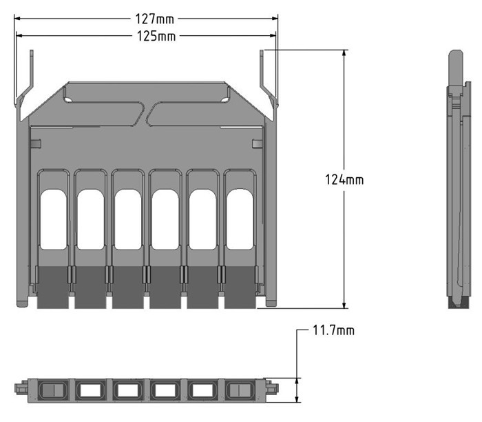 OS2 Single Mode 400G FDU HD Patch Panel