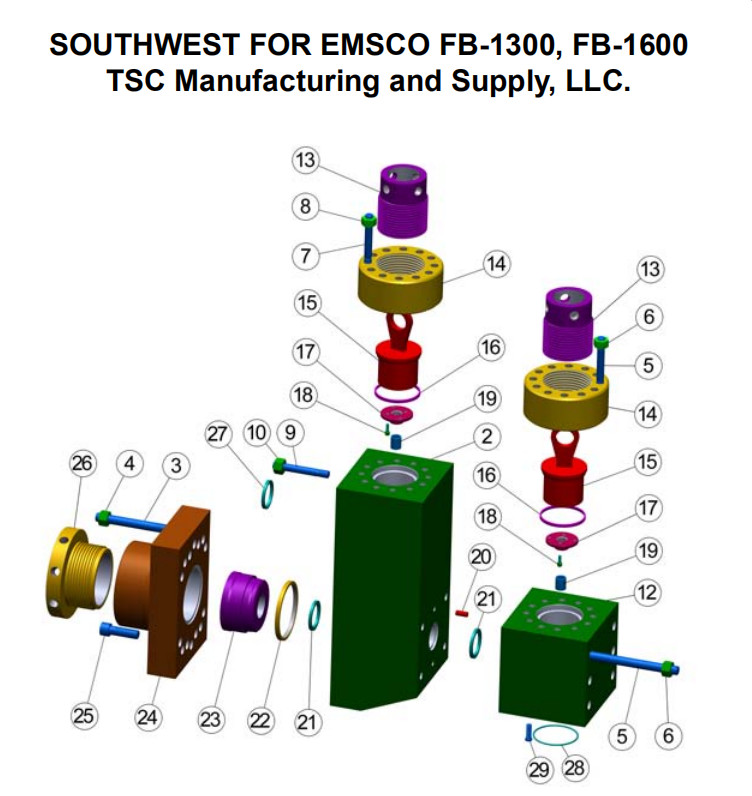 Weatherford E-1600 mud pump Liner, Weatherford E-2200 mud pump liner, Weatherford MP-16 mud pump, M-13 mud pump