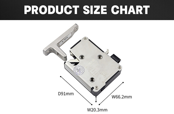 Safe Electric Motor Actuator Electromechanical Locker Lock Deposit Box Keyless Mailbox Lock