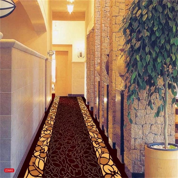 3D gold sand pattern corridor hall wilton carpet