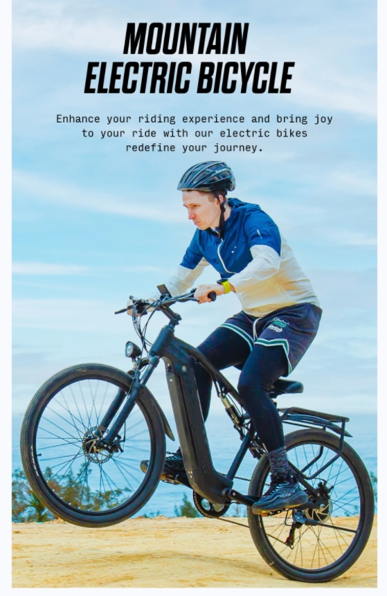 500W 27.5 Inch Electric Mountain Bike Aluminum Alloy Frame Full Suspension Ebike