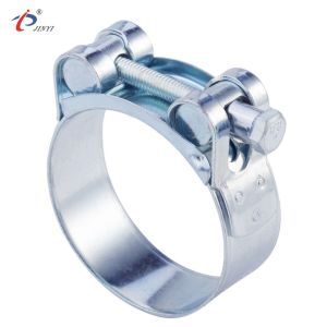 China Unitary Power 26mm Band Single Bolt Adjustable Pipe Clamps on sale