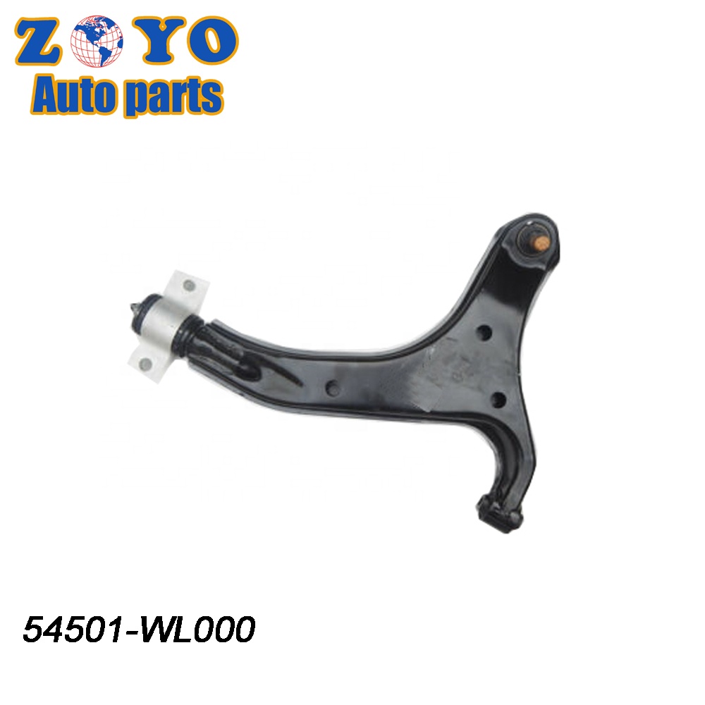 Left Control Arm for Nissan Elgrand E51 54501-WL000 Natural Rubber Neutral Packaging OEM Standard