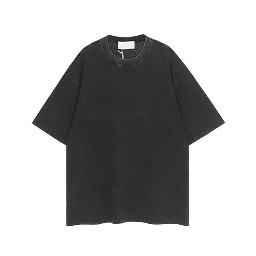 OEM maufactory Letter print short -sleeved T -shirt men's summer round neck half -sleeved European and American trend