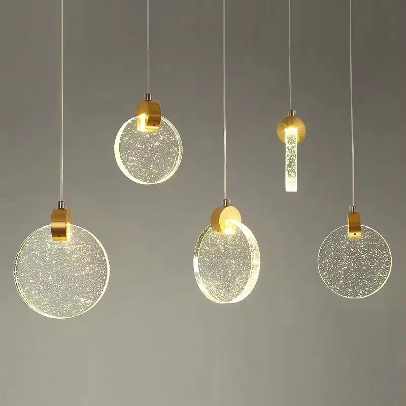 Modern Designer Lamp Decorative Indoor Crystal Suspension Light Pendant Lamp