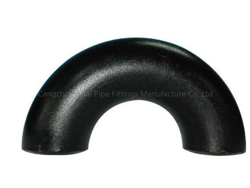 ASME B16.9 Schedule 40 Black Pipe Fittings A234 Long Radius 180 Degree Elbow