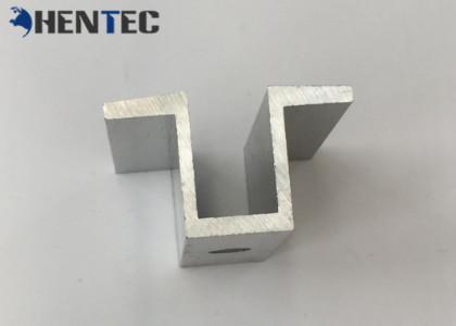 6063 / 6061 / 6082 Solar Roof Mounting Systems Aluminum Extrusion Shapes Middle