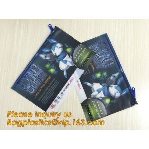 Mesh Pouches Document File Bag Stationery Bag, Folders, Custom Logo Clear