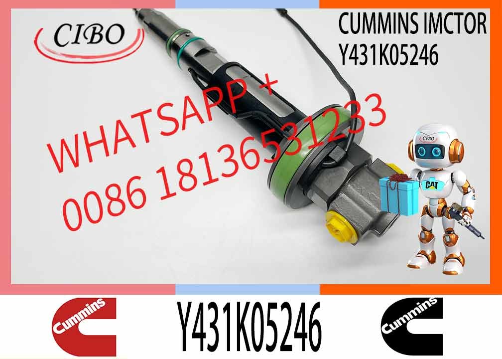 Brand New Common Rail Diesel Fuel Injector Y431K05246 4089972 For Cummins QSK19 QSK38 QSK60 FO0BJ60578