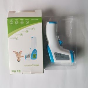 3 Color Backlights Non Contact Infrared Thermometer Automatic Shutoff C~F Unit Switch