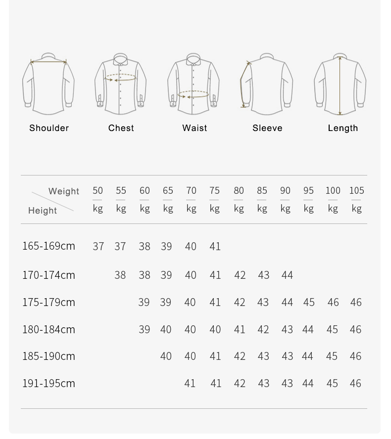 Solid Pattern French Cuff Colored Sweat Plaid Printed Slim Fit Shirts for Businessmen