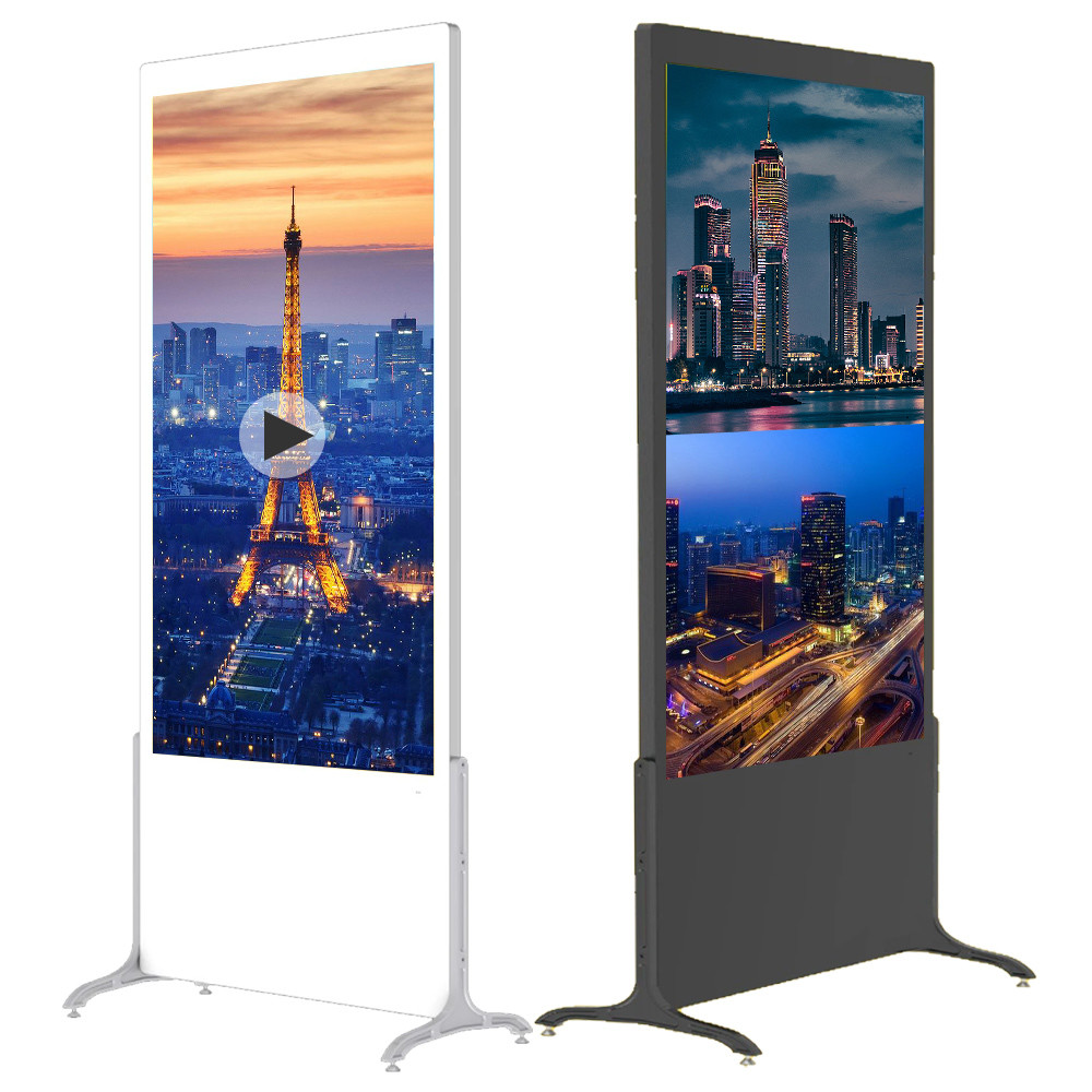 4G Floor Standing Digital Signage Screen Advertising Display Billboard