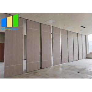 Fabric Finishing Surface Fireproof Folding Partition Walls Space-Saving