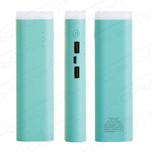 Lighthouse Three Battery Plastic Portable Power Bank 7800mAh