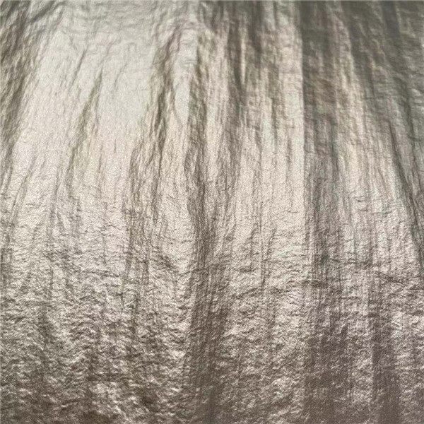 Heavy Duty Ripstop Winter Jacket Fabric 90GSM 70D 70D 210T Pearly Coated