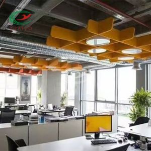 Lightweight Durable Acoustic Ceiling Panels Multipurpose Fireproof