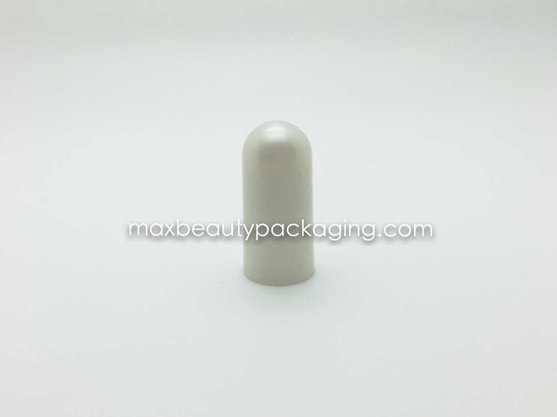 N1027 bullet shape nail polish cap nail polish packaging plastic cap shiny black injection cap uv coating color availabl