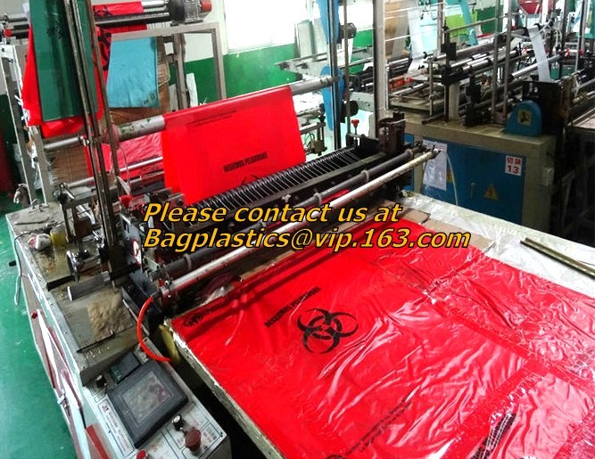Biohazard Plastic Bags, Biohazard Bags, Red Biohazard Waste Bags, Medical waste Bag, infectious bags, bagplastics, bagea