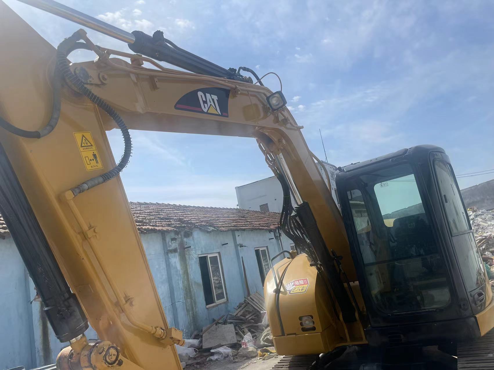 8 TON USED CRAWLER EXCAVATOR CAT 308C SECOND HAND CAT 308C WITH ORIGINAL COLOR CHEAP PRICE CAT 308C FOR SALE