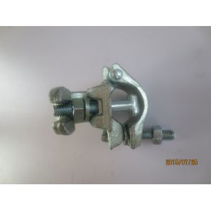 Original , silver EN74 forged double scaffold swivel clamp for pipe scaffolding