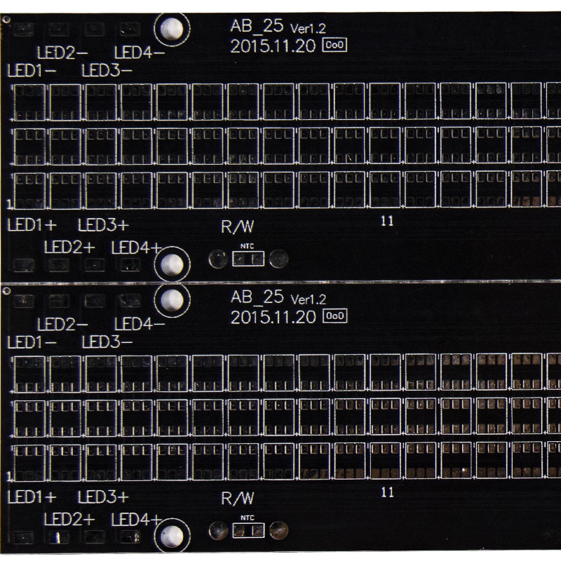 Thin Routing V CUT Beveling Custom LED PCB CE ROHS UL Certificated