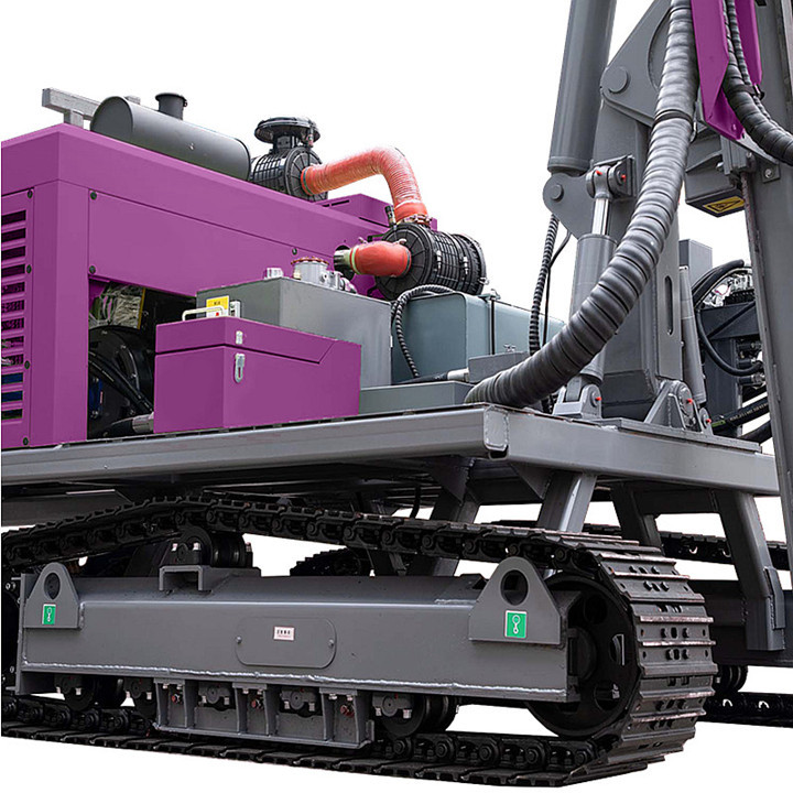 110kw Ground Pile Driving Equipment Solar Pile Driver Machine Hydraulic Pile Drilling Rig