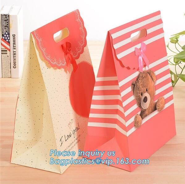 Luxury Paper Gift Carrier Shopping Bag Party Bag with Handles,printed paper carrier bag for apparel shopping bag, bageas