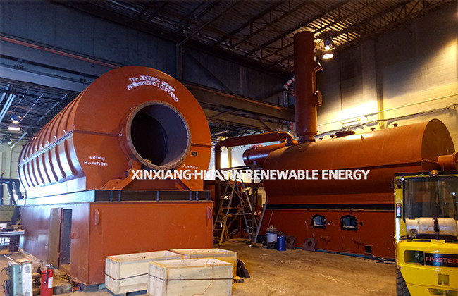 Yellow Waste Pyrolysis Oil Distillation Plant For Used Engine Oil Refinery To Diesel