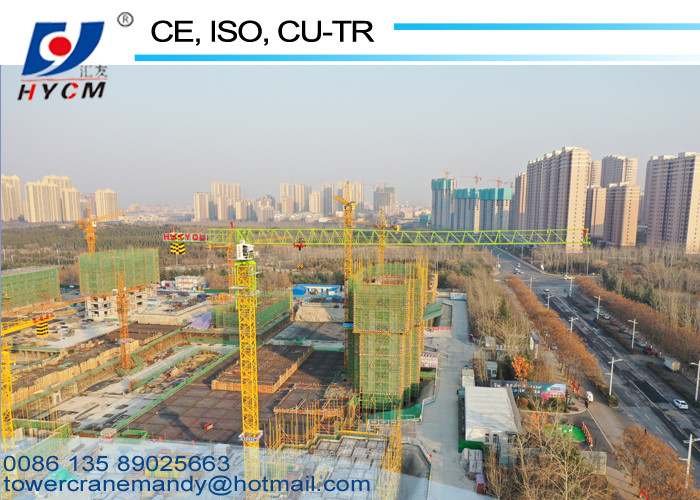 Brand New Model Tower Crane PT5515 Topless Tower Cranes 55m Tower Crane Jib Length 6tons Self Climbing Crane