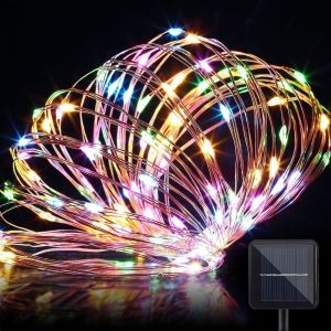  Solar RGB String Lights With Remote Control For Street And Landscape Decor Manufactures